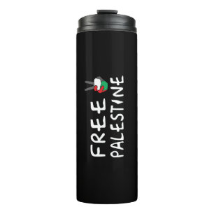 Free Palestine Thermal Tumbler