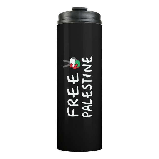 Free Palestine Thermal Tumbler (Front)