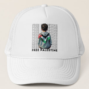 FREE PALESTINE TRUCKER HAT