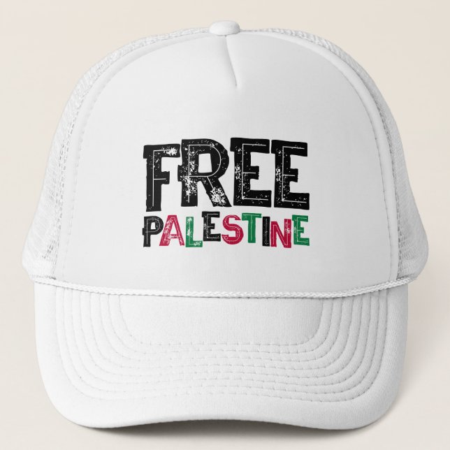 Free Palestine Trucker Hat (Front)