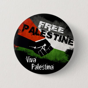 Free Palestine - Viva Palestina 6 Cm Round Badge