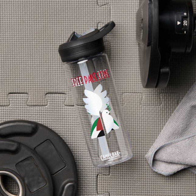 Free Palestine Water Bottle (Gym (Rotated))