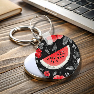 Free Palestine Watermelon Key Ring