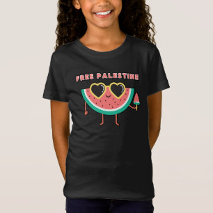free palestine Watermelon Palestine cute colourful T-Shirt