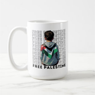 FREE PALESTINE white Coffee Mug