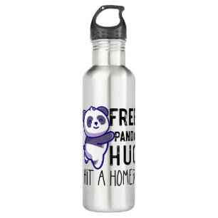 Free Panda Hugs Hit A Homer Panda Lovers Gifts 710 Ml Water Bottle