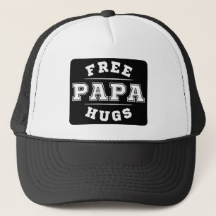 Free Papa Hugs Trucker Hat