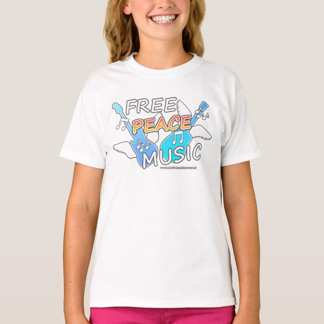 Free Peace Music    T-Shirt (Front)