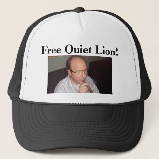 Free Quiet Lion! trucker hat