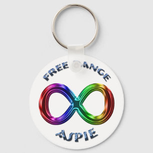 Free Range Aspie Keychain