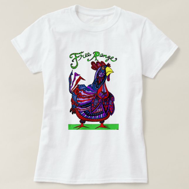 Free Range Edgar T-Shirt (Design Front)