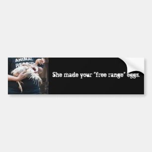 Free Range Myth Bumper Sticker