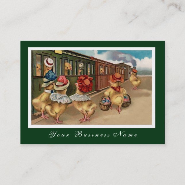 Free Range Organic Chicken Farm Business Card (Front)