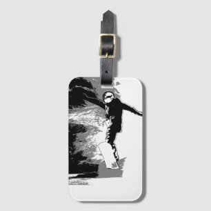 Free-riding- Snowboarder    Luggage Tag