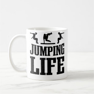 Free Runner Jumping Life Free Running Parkour Coffee Mug