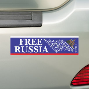 Free Russia Bumper Sticker
