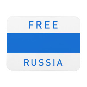 Free Russia new flag Magnet