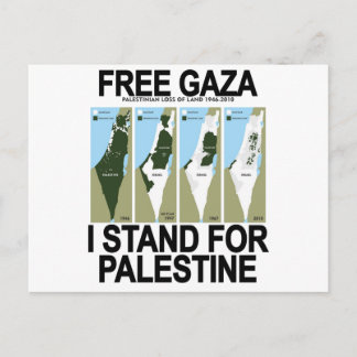 FREE SAFE GAZA PALESTINE.png Postcard