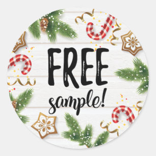 Free sample christmas label