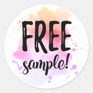 Free sample label