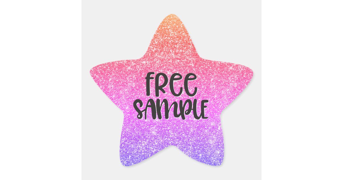 Free sample star stickers Zazzle