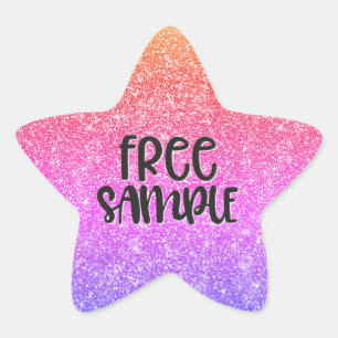 Free sample star stickers