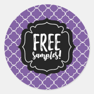 Free samples label stickers