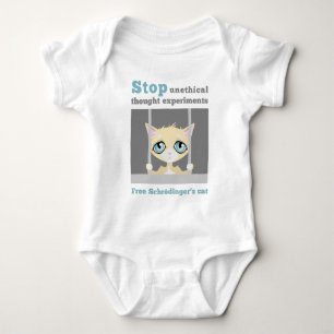 Free Schrodinger's Cat Baby Bodysuit