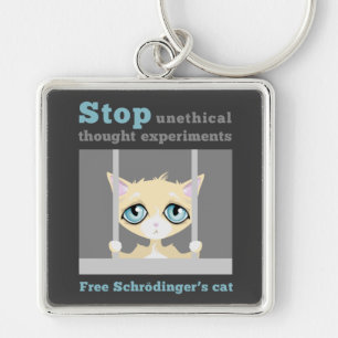 Free Schrodinger's Cat Key Ring