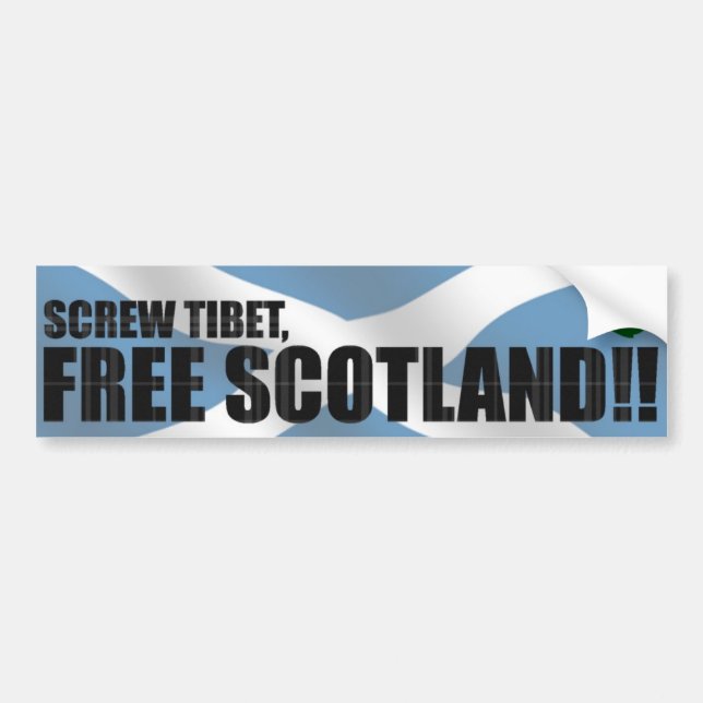 Free Scotland!! Bumper Sticker (Front)