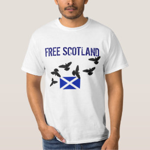 Free Scotland Scottish Independence Birds T-Shirt