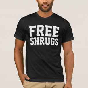 FREE SHRUGS FUNNY MENS T-SHIRTS