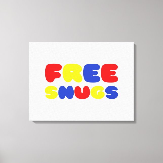 FREE SNUGS CANVAS PRINT (Front)