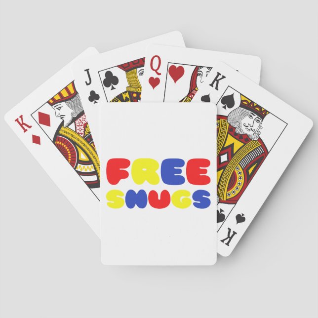 FREE SNUGS PLAYING CARDS (Back)