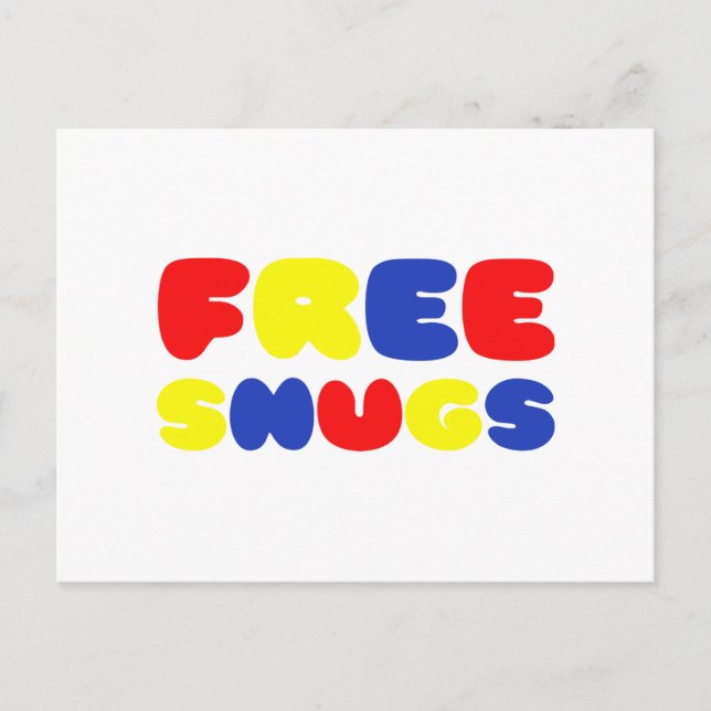 FREE SNUGS POSTCARD (Front)