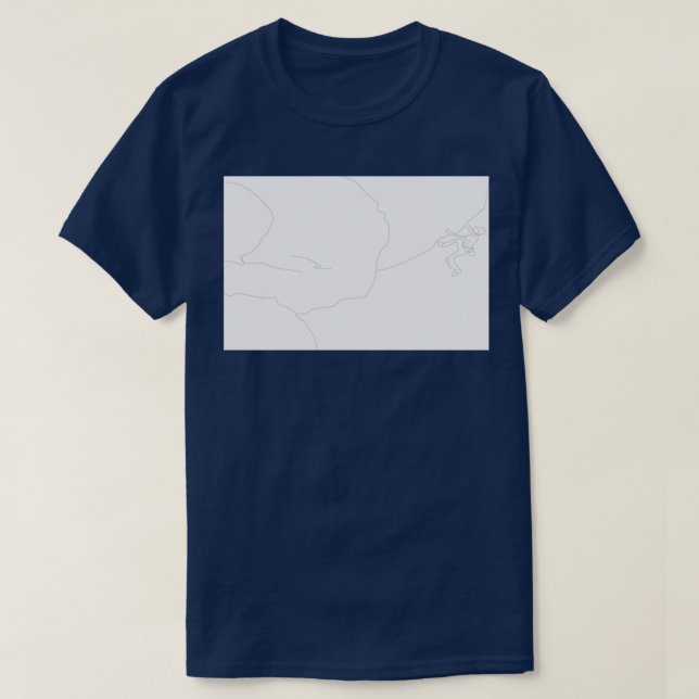 Free Solo Rock Climber T-Shirt (Design Front)