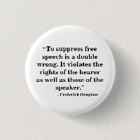 Free Speech Badge - Quote 27