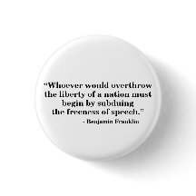 Free Speech Badge - Quote 29