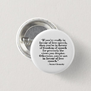 Free Speech Badge - Quote 30