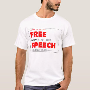 Free Speech Card 300dpi C T-Shirt