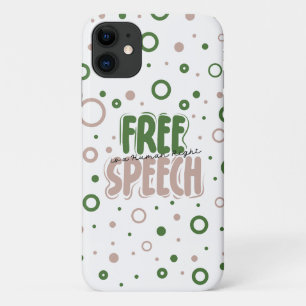 Free Speech Is a Human Right iPhone 11 Case
