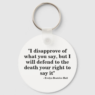 Free Speech Keyring - Quote 23
