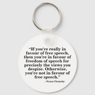 Free Speech Keyring - Quote 30