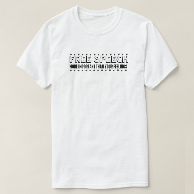 Free Speech  T-Shirt (Design Front)