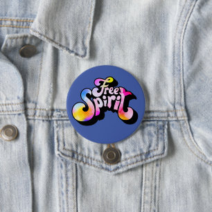 Free Spirit 7.5 Cm Round Badge