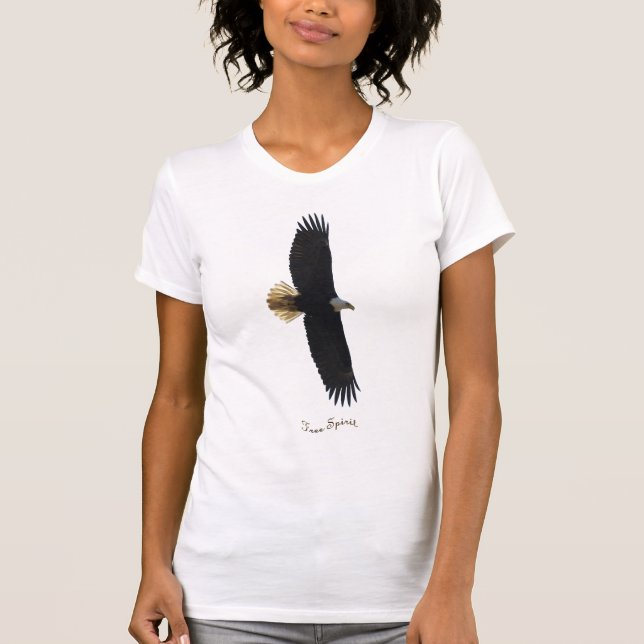 FREE SPIRIT Bald Eagle Destroyed Tee (Front)