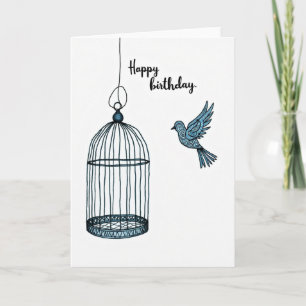 Free Spirit Birthday Card