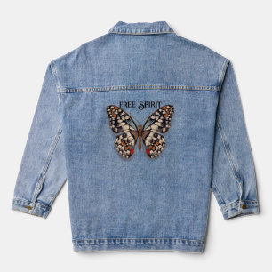 Free Spirit Butterfly Denim Jacket
