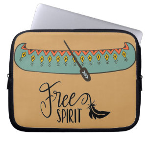 Free Spirit Canoe Laptop Sleeve