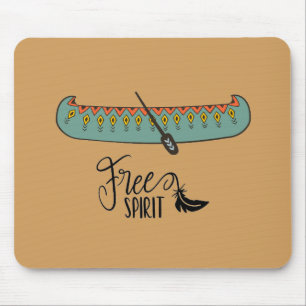 Free Spirit Canoe Mouse Mat